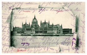 Budapešť - Parlament - Maďarsko (pohled)