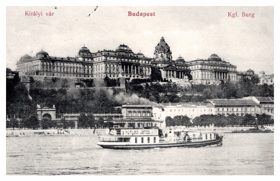 Budapešť - Královský palác - Maďarsko (pohled)