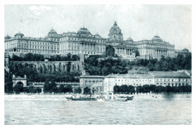 Budapešť - Královský palác - Maďarsko (pohled)