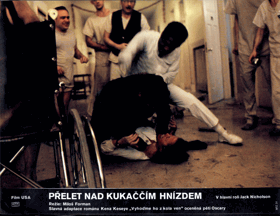 Fotoska - Přelet nad kukaččím hnízdem - Jack Nicholson - režie Miloš Forman